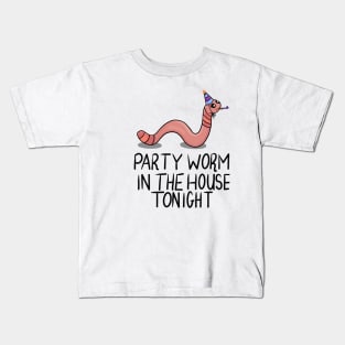 Party worm Kids T-Shirt